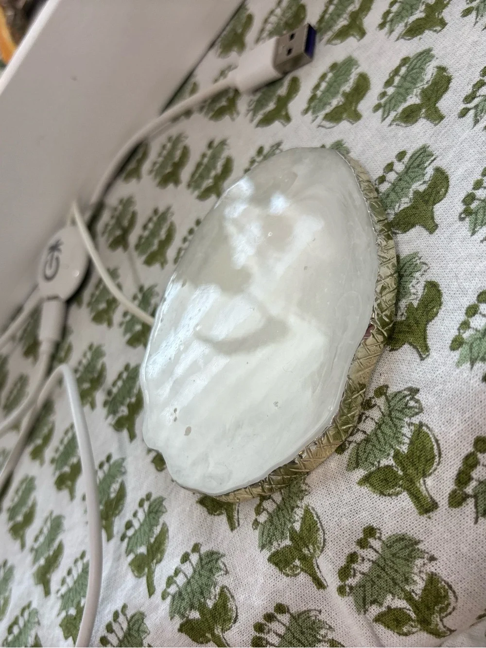 Wireless Charging Agate Crystal Pad
